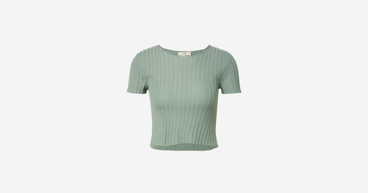 A LOT LESS Shirts 'Samantha' i Grøn | ABOUT YOU
