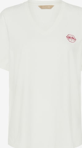CULTURE - Camiseta 'CUliba Gith' en blanco: frente