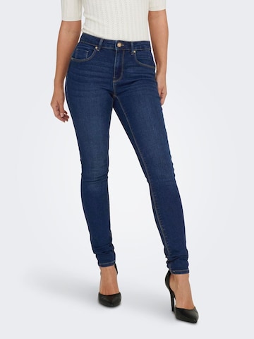 Skinny Jean 'Daisy' ONLY en bleu : devant