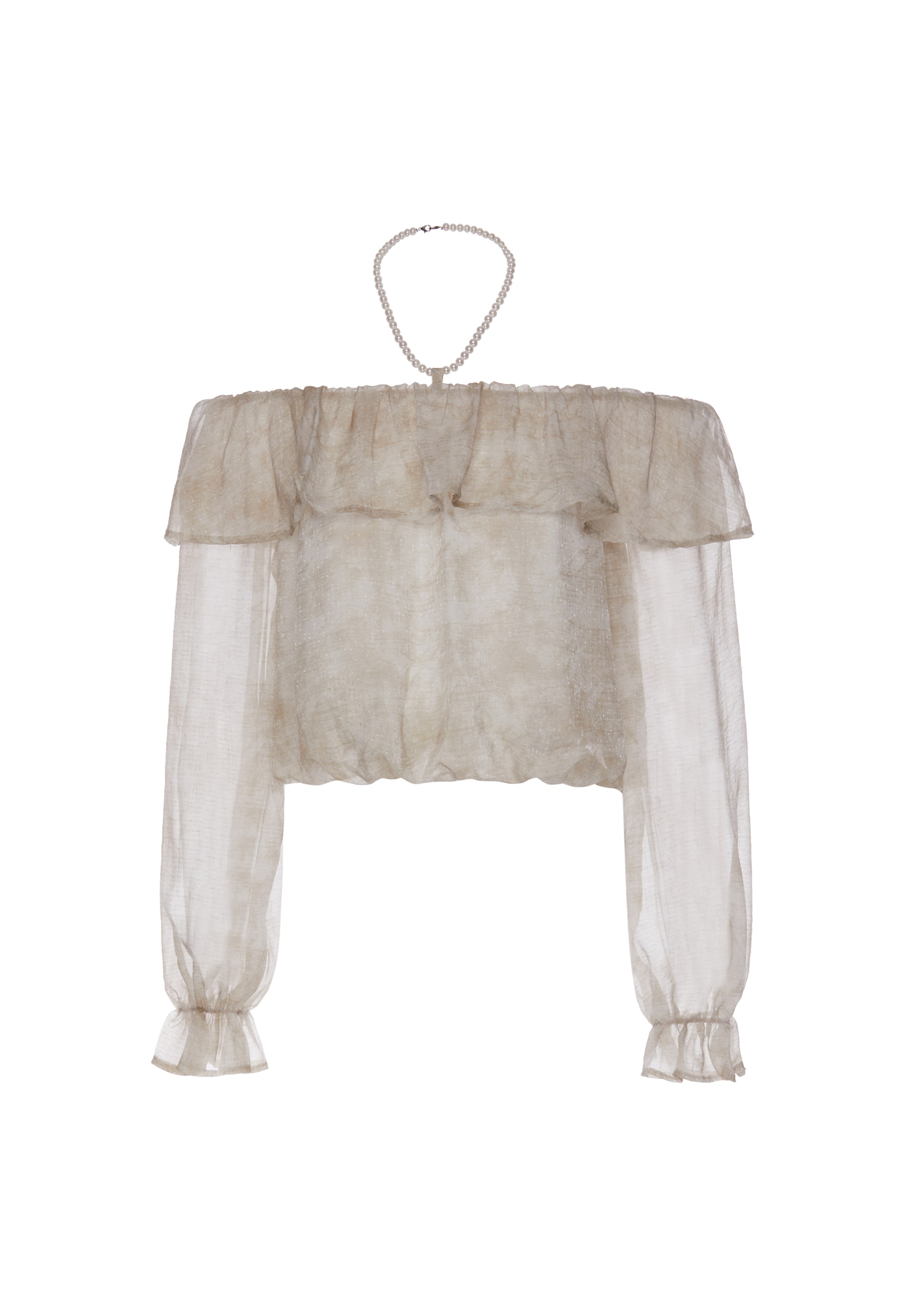 usha BLACK LABEL - Blusa en beige: frente