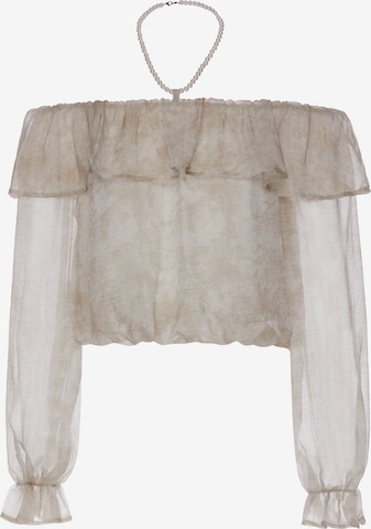 usha BLACK LABEL - Blusa en beige: frente