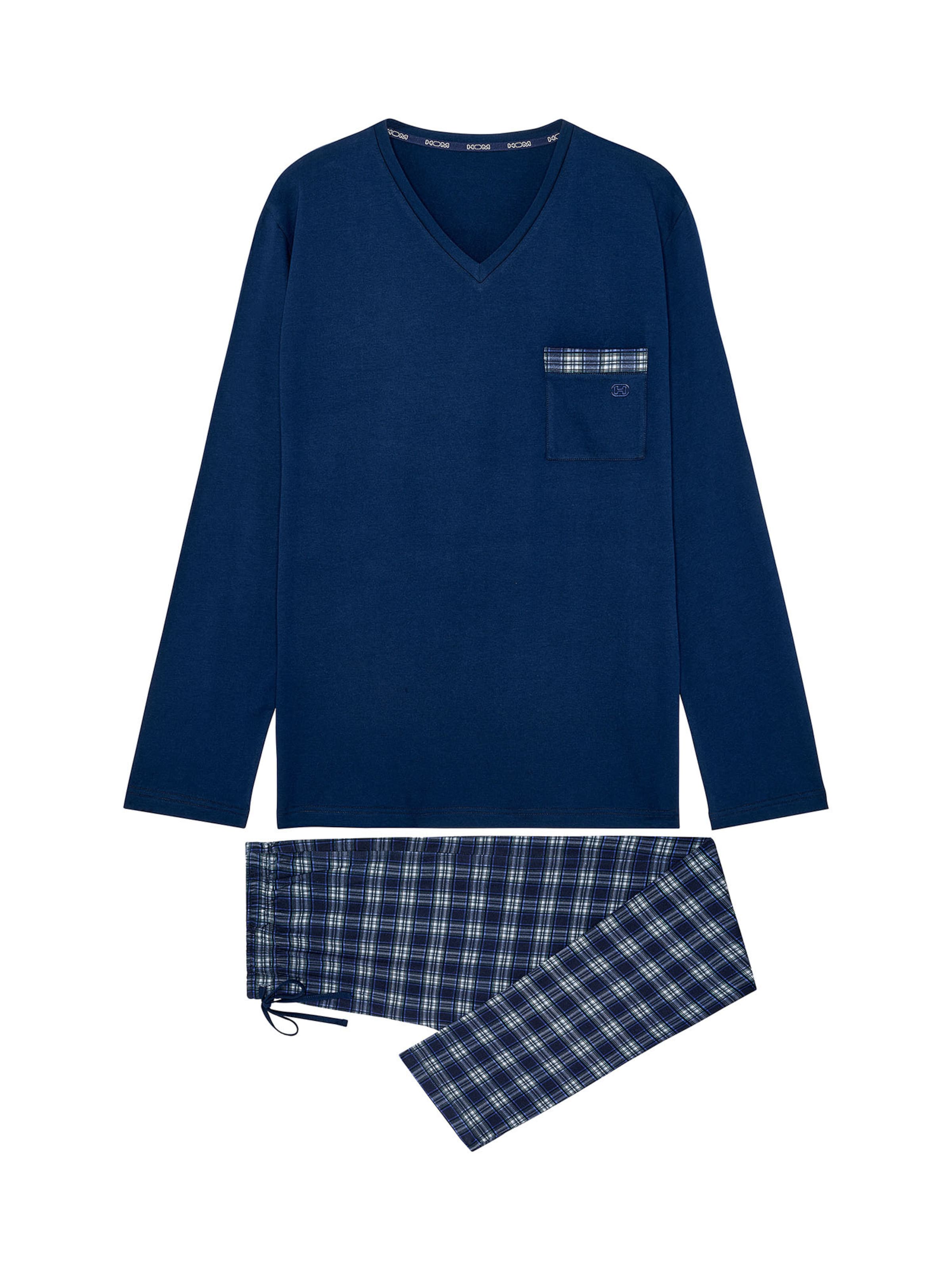Pyjama long ' Sid ' HOM en bleu : devant