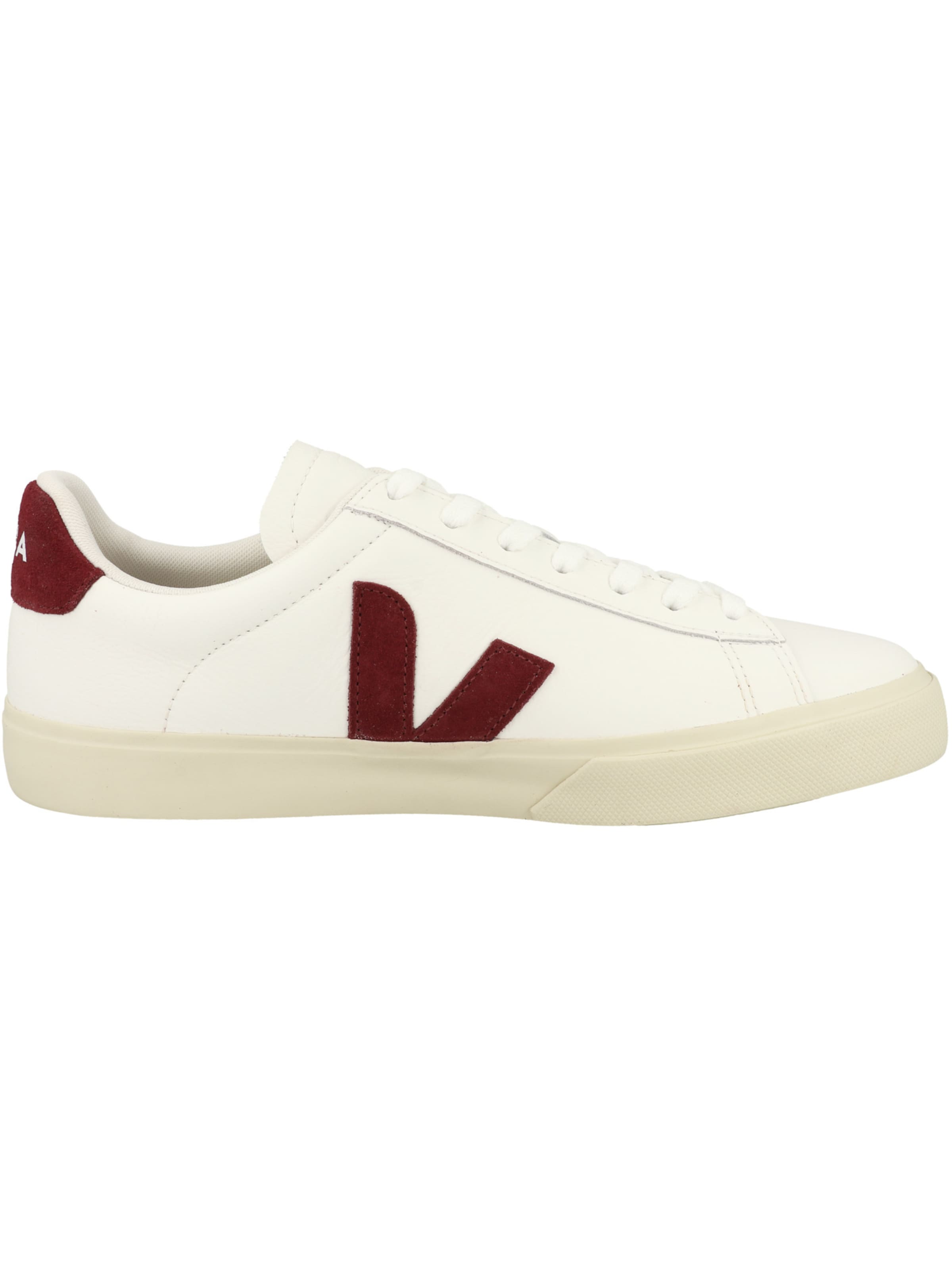 Veja Platform trainers ' Campo' in White: side