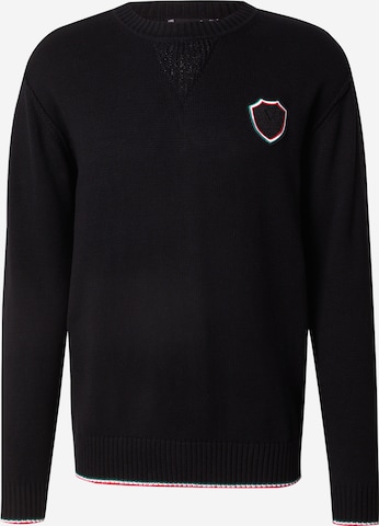 juoda 19V69 ITALIA Megztinis 'Kris': priekis