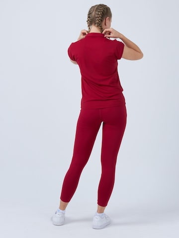 SPORTKIND Functioneel shirt 'Polo Shirt Loose-Fit' in Rood