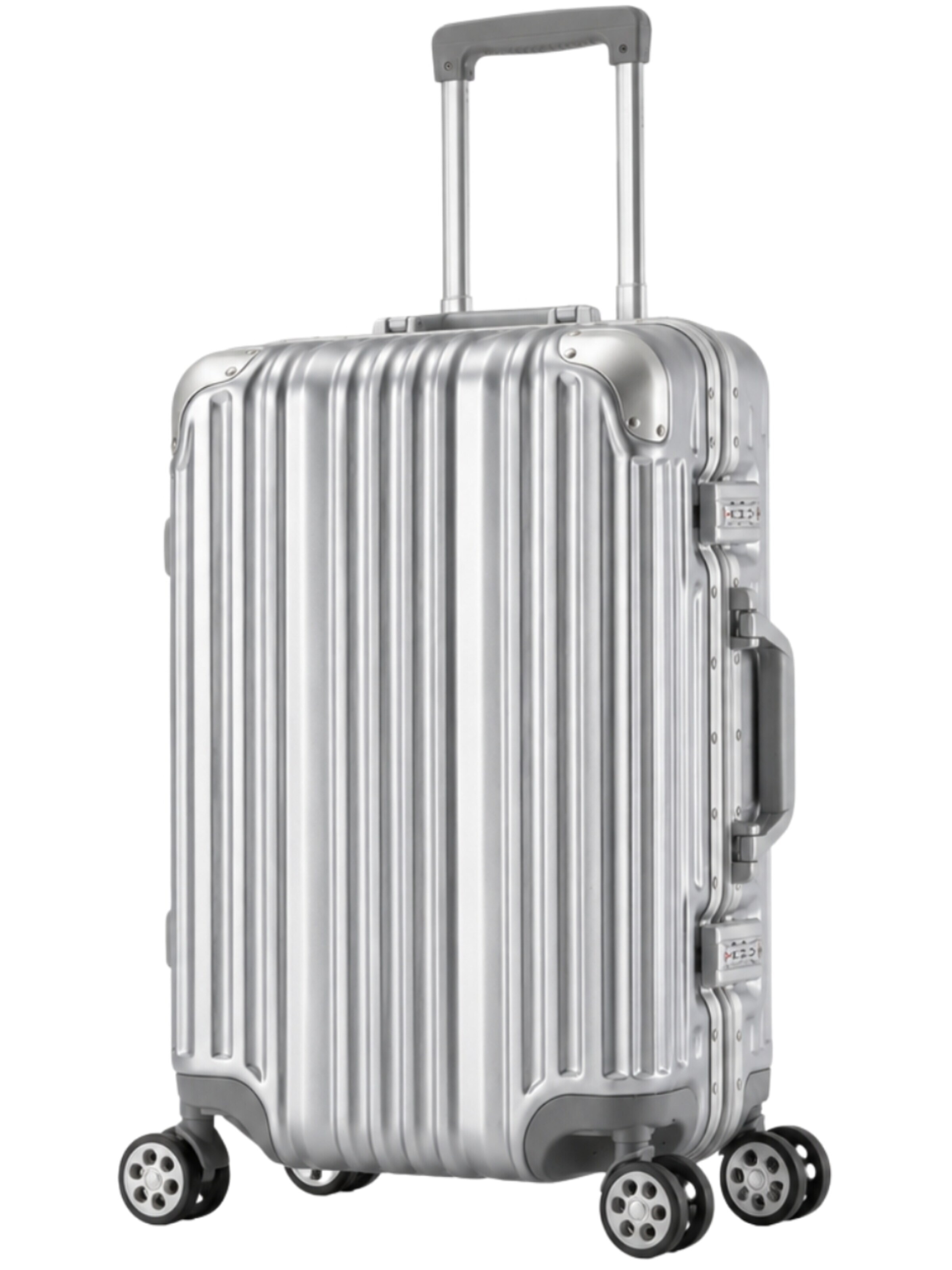 Travelhouse Suitcase 'London' in Silver: front