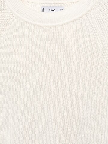 MANGO MAN Pullover 'Essentials' in Weiß