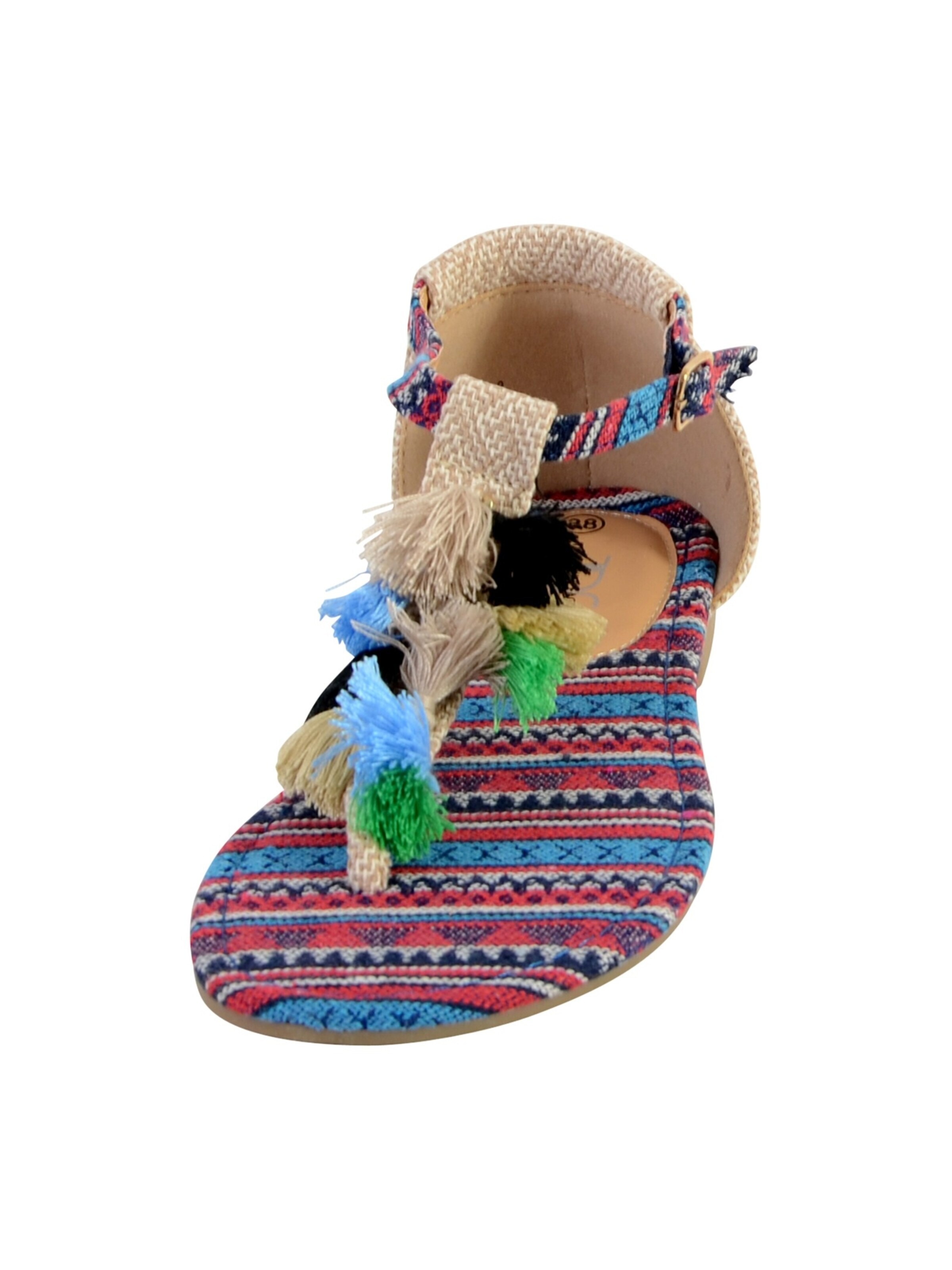 The Divine Factory Sandals in Beige