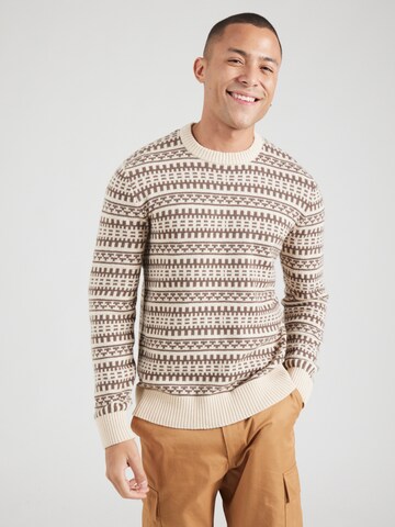SELECTED Trui 'SLHFARFLY' in Beige: voorkant