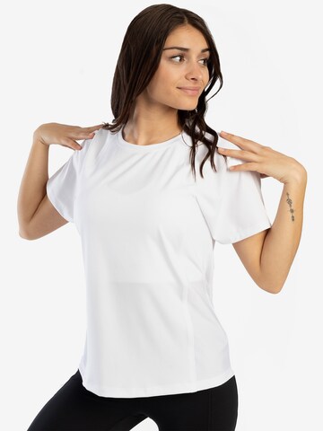 T-shirt fonctionnel Spyder en blanc