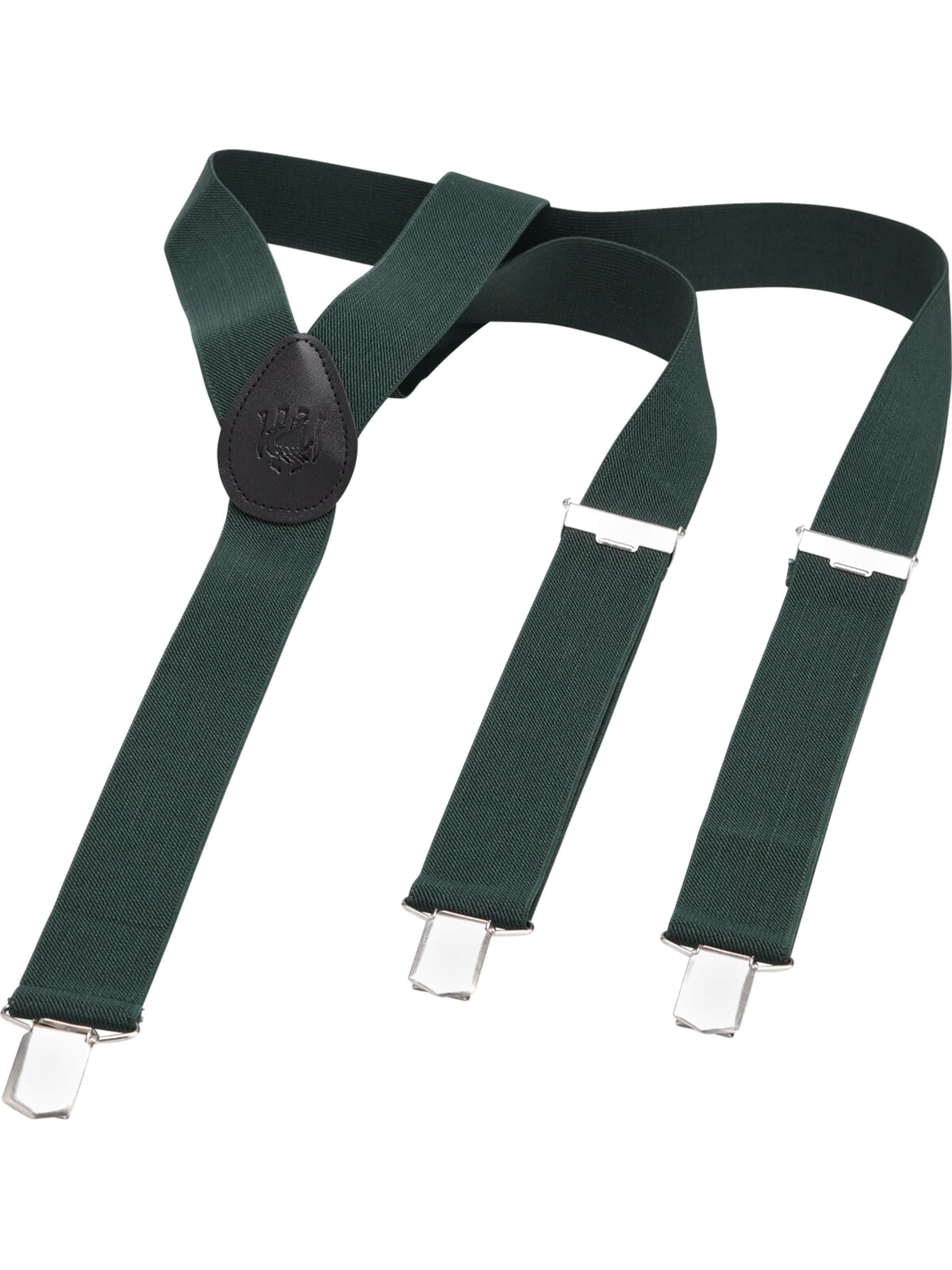 Jan Vanderstorm Hosenträger 'Wiborg' in Grün: Vorderseite