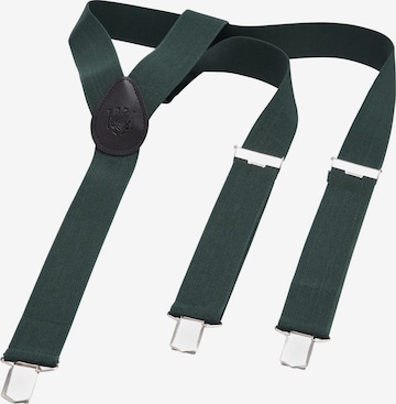 Jan Vanderstorm Suspenders 'Wiborg' in Green: front