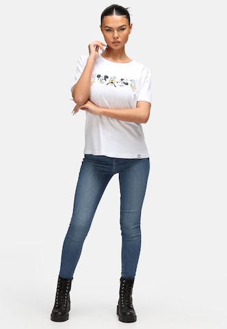Recovered Shirt 'Disney Line Friends' in White