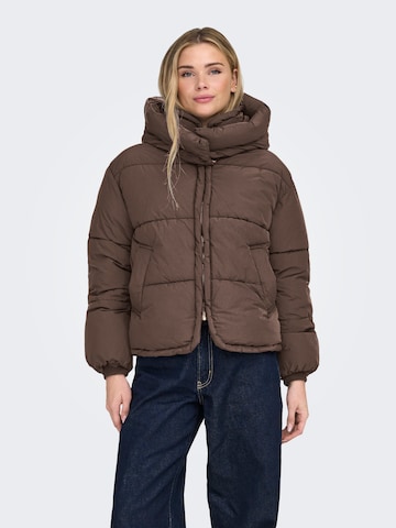 ONLY Jacke 'ONLCORNELIA' in Braun: Vorderseite