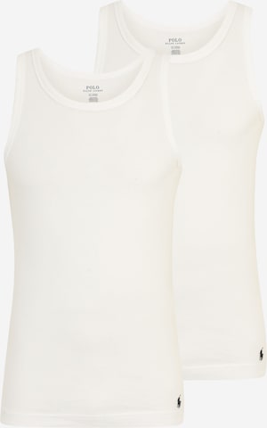 Maglietta intima di Polo Ralph Lauren in bianco: frontale