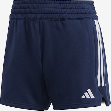 ADIDAS PERFORMANCE Regular Workout Pants 'Tiro 23 League' in Blue: front