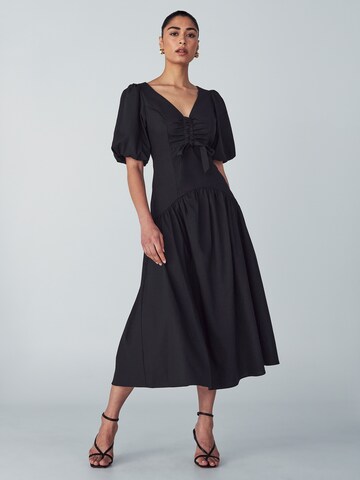 Willa Dress 'Inez' in Black: front