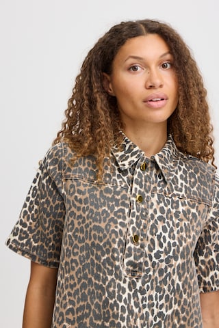 Pulz Blousejurk 'JANNAH ' in Bruin
