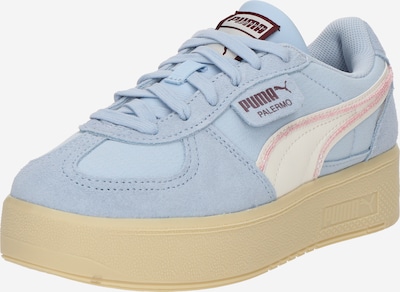 Sportbačiai be auliuko 'Palermo Elevata Gentle Meld' iš PUMA, spalva – nebalintos drobės spalva / šviesiai mėlyna / šviesiai rožinė / vyšninė spalva, Prekių apžvalga