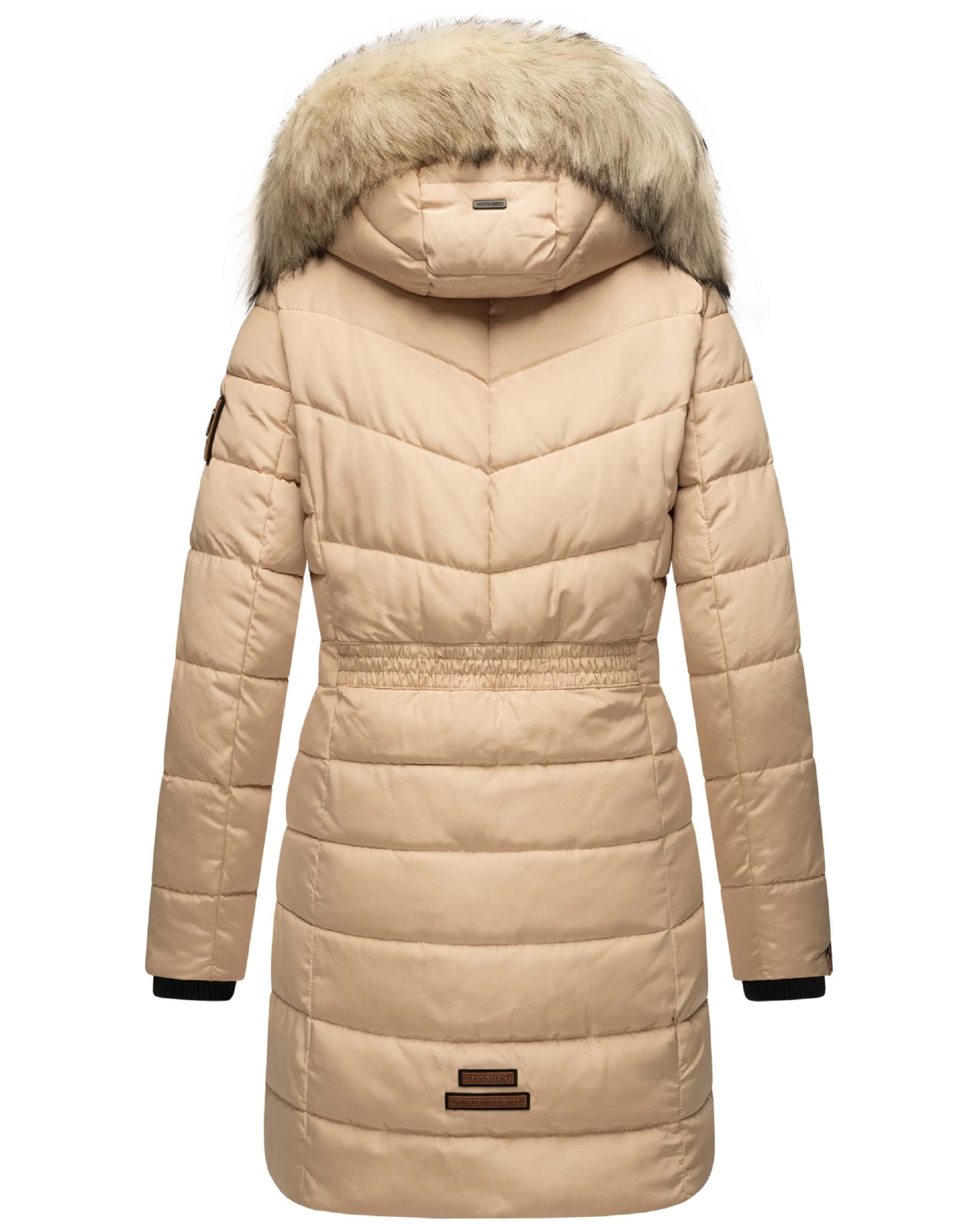 NAVAHOO Wintermantel 'Paula' in Beige