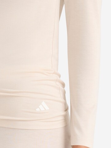 T-shirt ' Sport Active Long ' ADIDAS SPORTSWEAR en beige