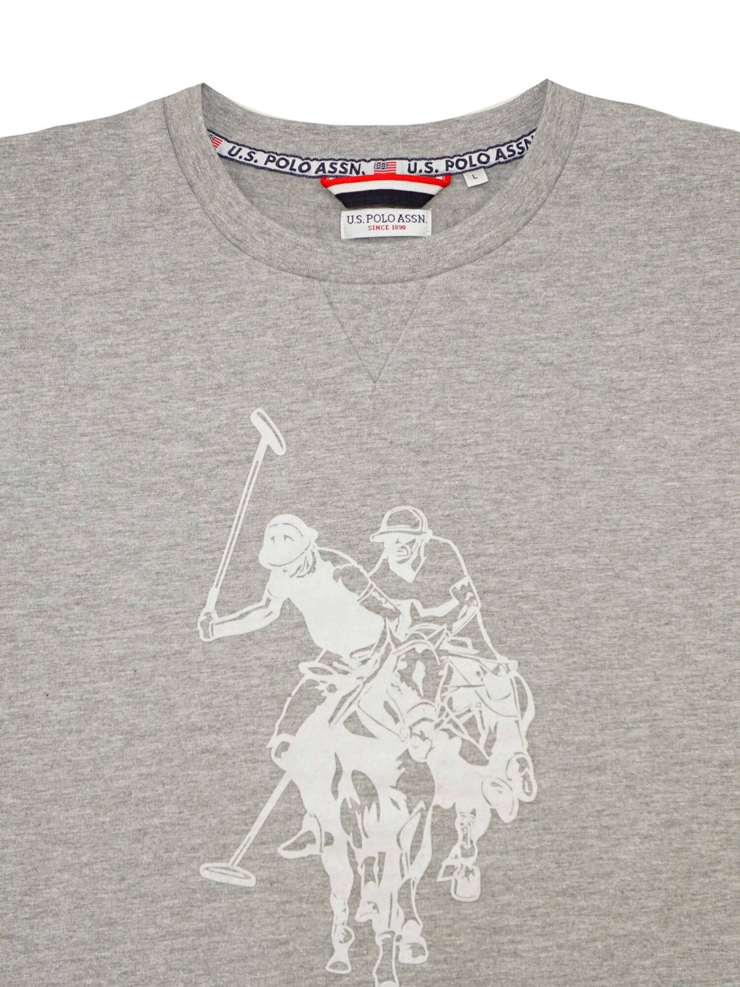 Felpa di U.S. POLO ASSN. in grigio