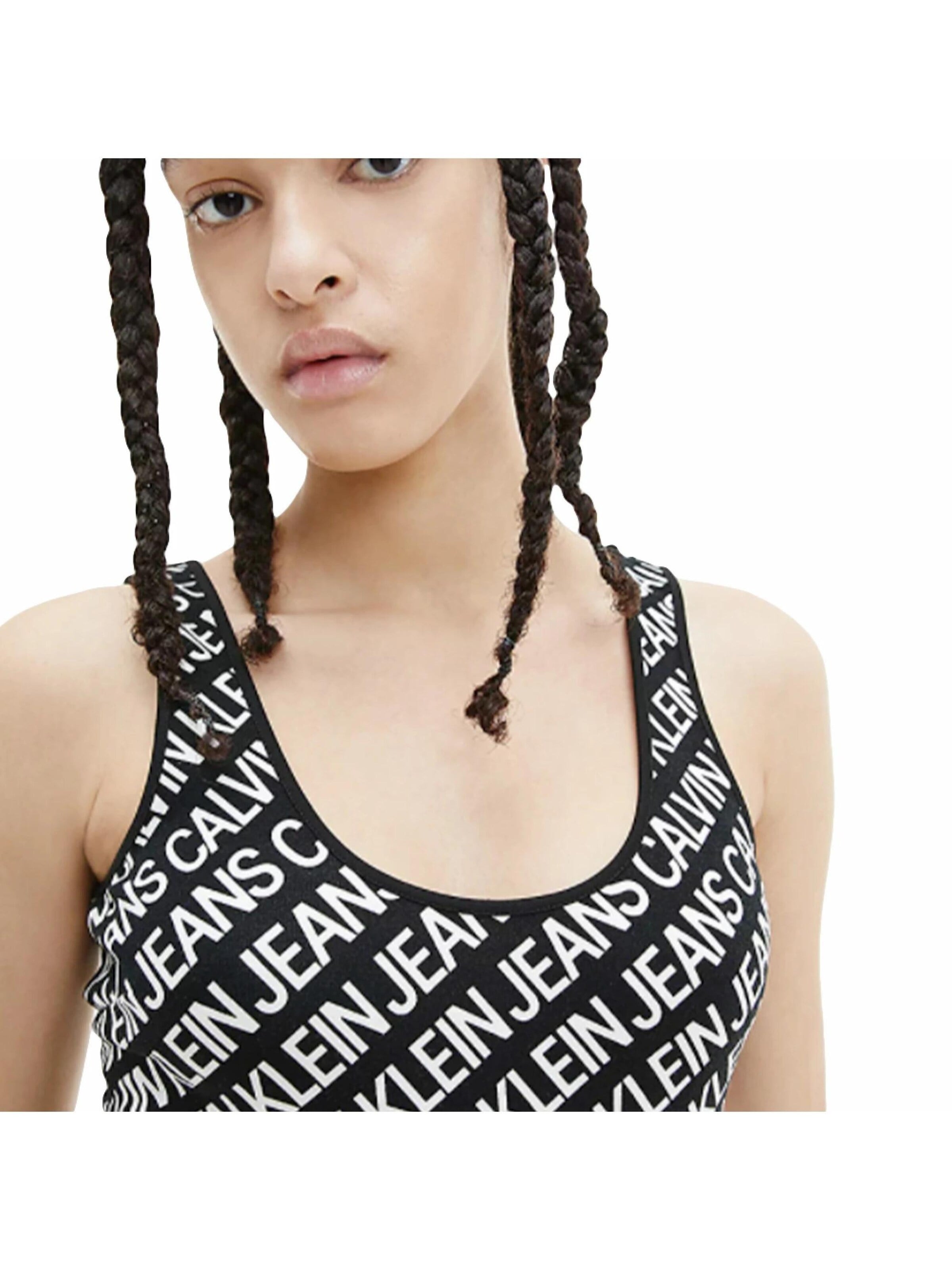Calvin Klein - Camiseta 'body milano jersey' en negro