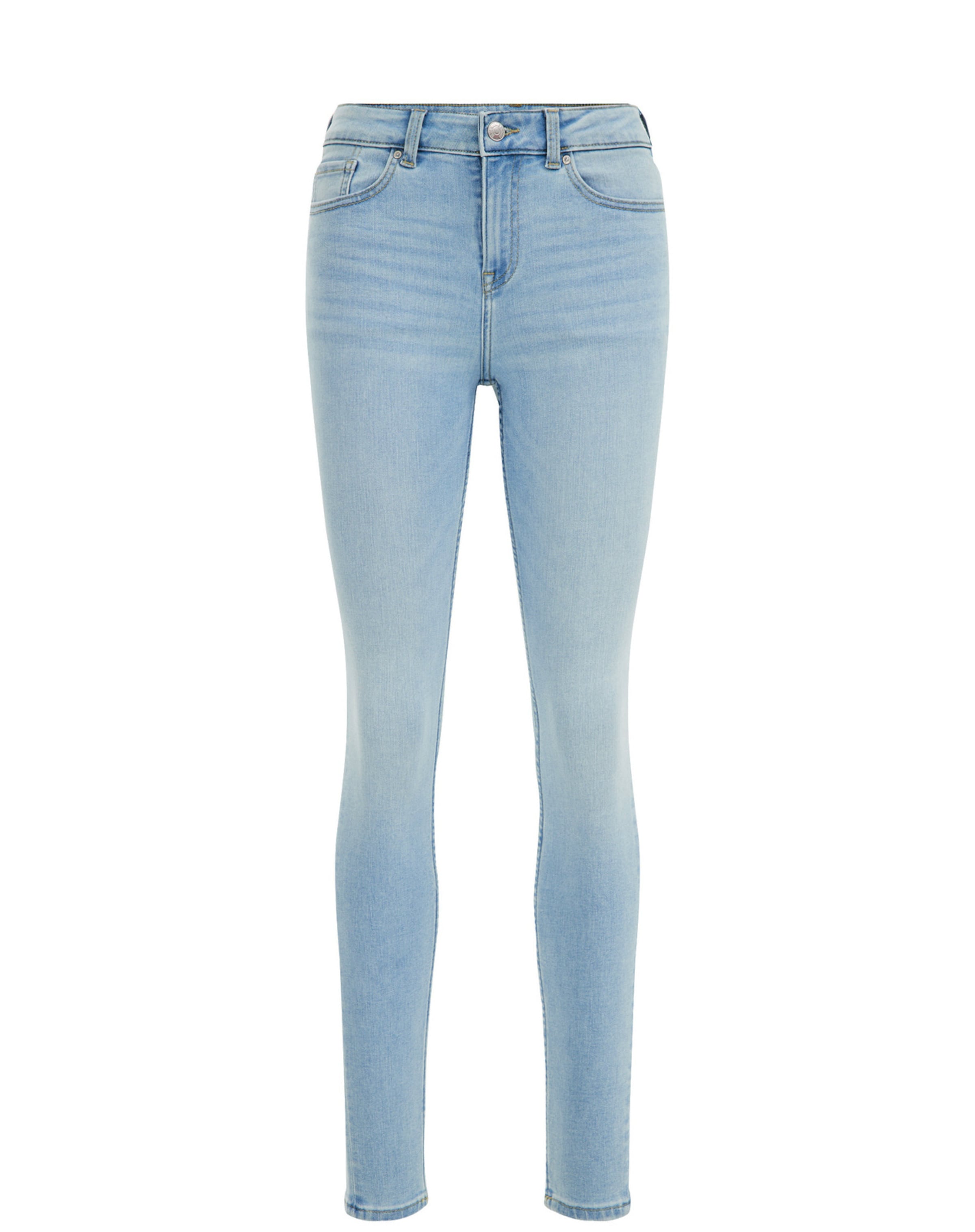 WE Fashion Skinny Jeans i blå: forside