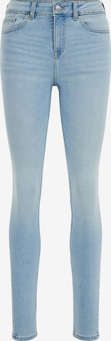 WE Fashion Skinny Jeans in Blauw: voorkant