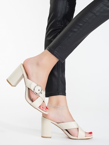 Mule 'Chene' Celena en beige