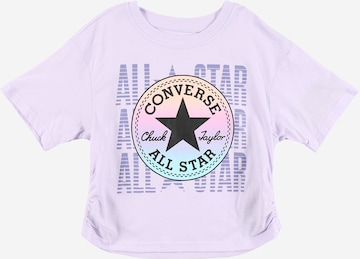 CONVERSE T-Shirt in Lila: front