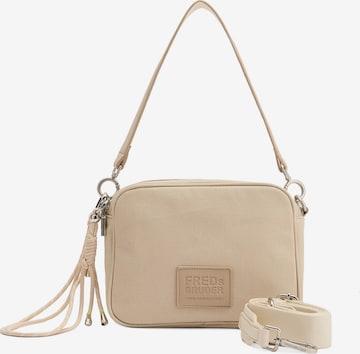 FREDsBRUDER Schoudertas 'Carry Me Everywhere' in Beige: voorkant