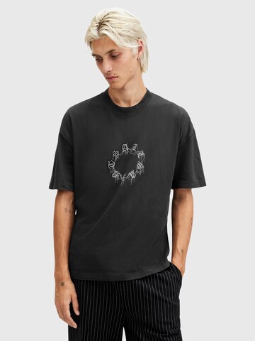 T-Shirt 'CRYPTIERRA' AllSaints en noir : devant