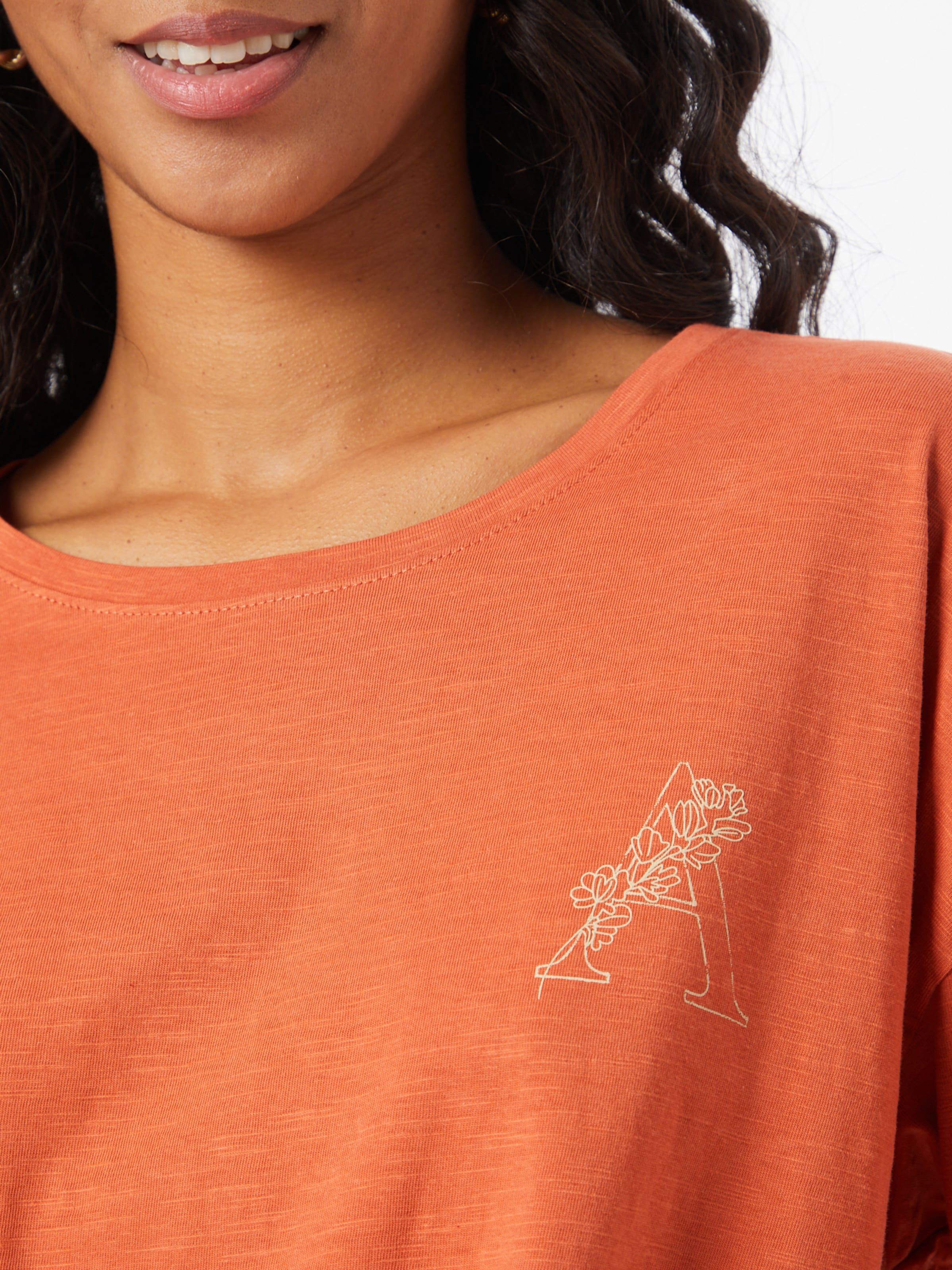 Femme T-shirt EDC BY ESPRIT en Orange 