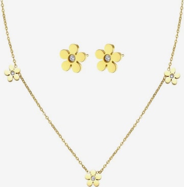 Hey Happiness Schmuckset 'Forget-Me-Not' in Gold: Vorderseite