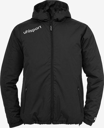 UHLSPORT Athletic Jacket in Black: front