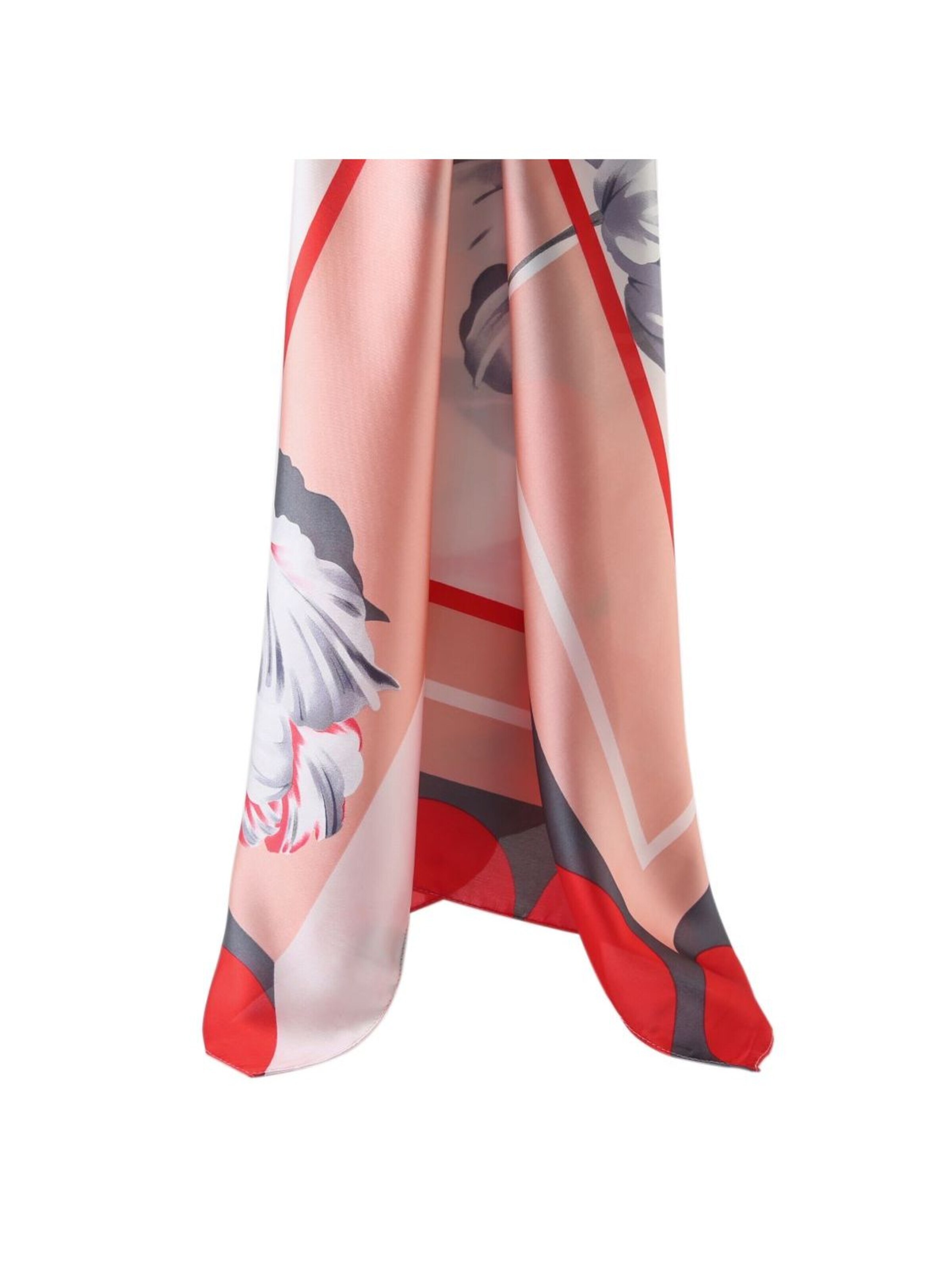 alberto cabale Scarf 'Springflower Zoé' in Red