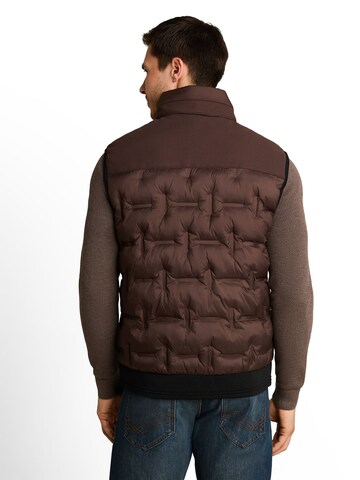 TOM TAILOR Vest in Brown