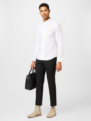 GANT Slim fit Πουκάμισο για το γραφείο σε λευκό