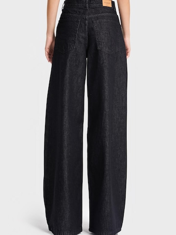 IT'S BASIC Wide leg Jeans 'Palazzo' in Grey