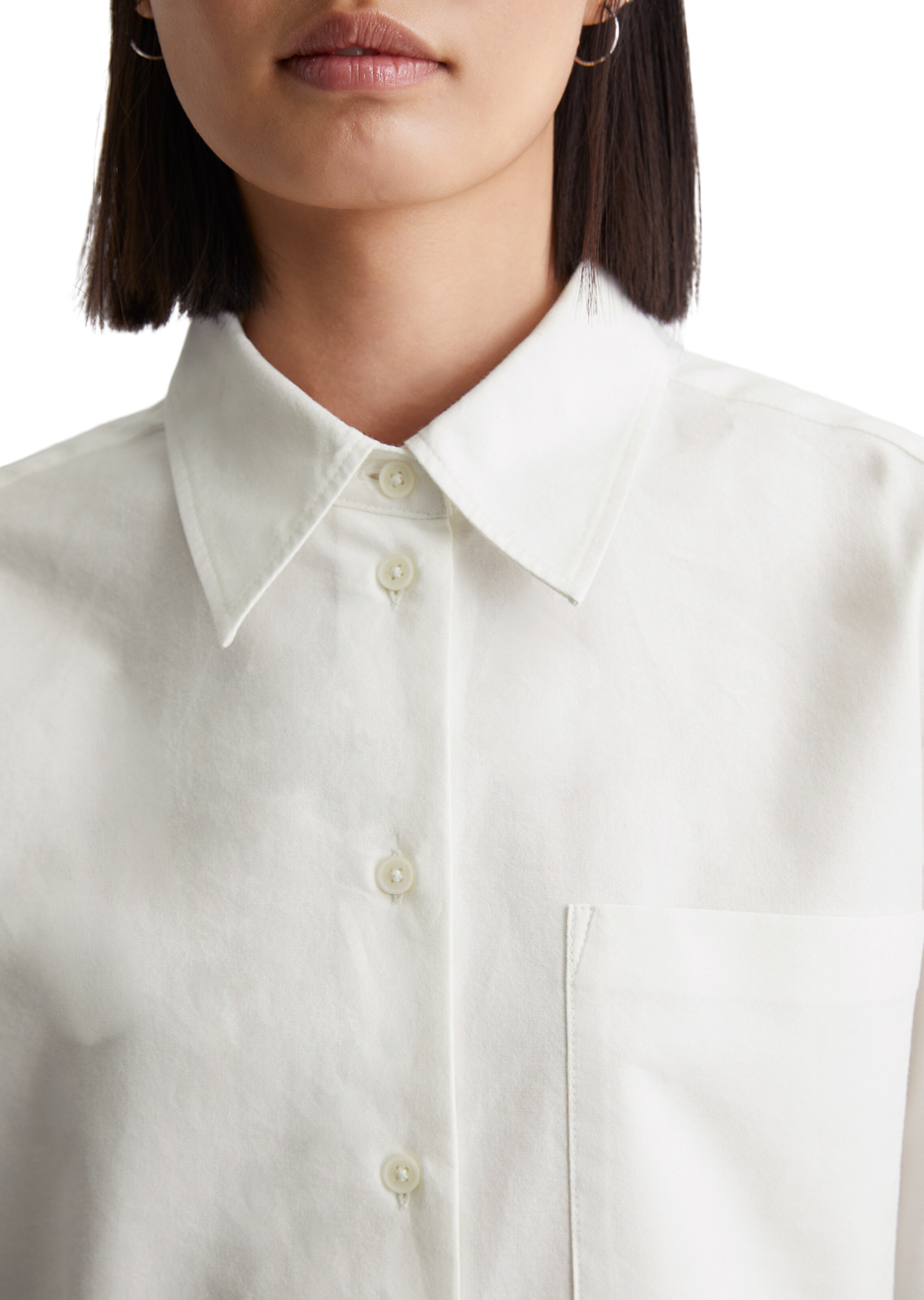 Marc O'Polo DENIM Bluse in Weiß