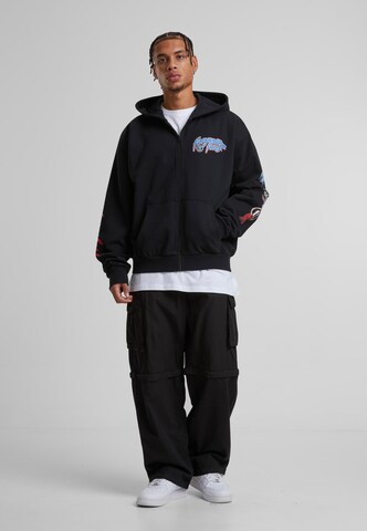 Forgotten Faces Sweat jacket 'Courage Defines' in Black