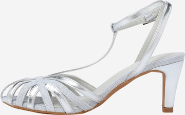 ABOUT YOU Официални дамски обувки 'Yasmina' в сребърно