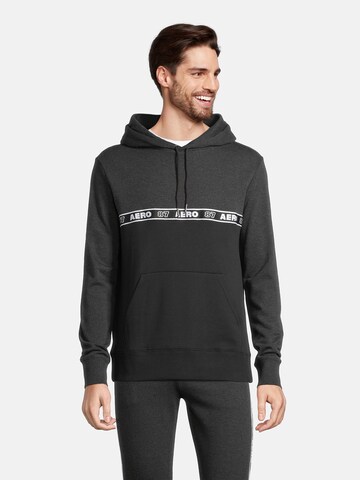 AÉROPOSTALE Sweatshirt 'HERITAGE' in Grey: front