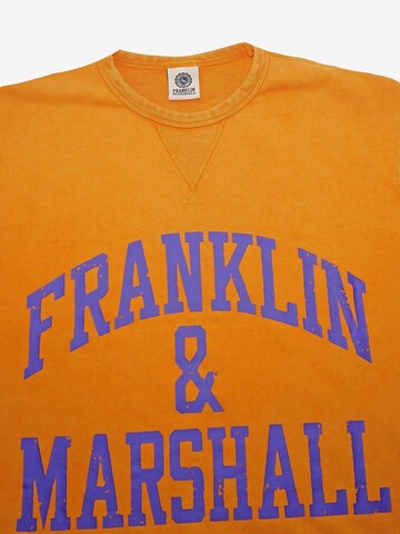 FRANKLIN & MARSHALL Sweatshirt in Orange