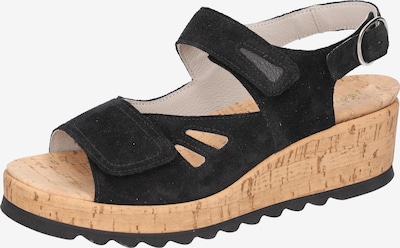 WALDLÄUFER Sandalette in schwarz, Produktansicht