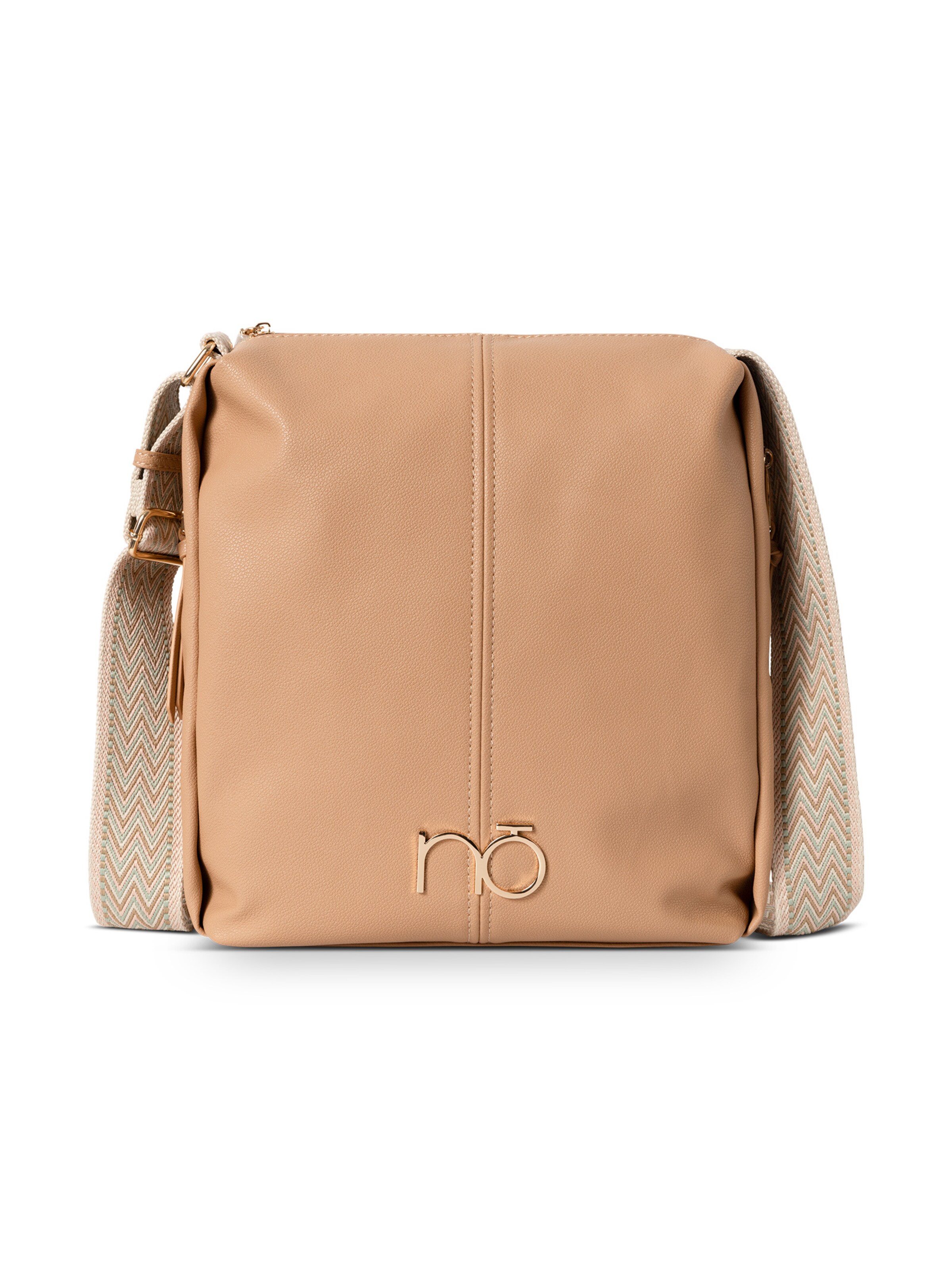 NOBO Schultertasche 'CYBELE' in Beige: Vorderseite