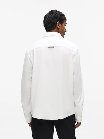 Karl Lagerfeld Regular Fit Hemd in Weiß