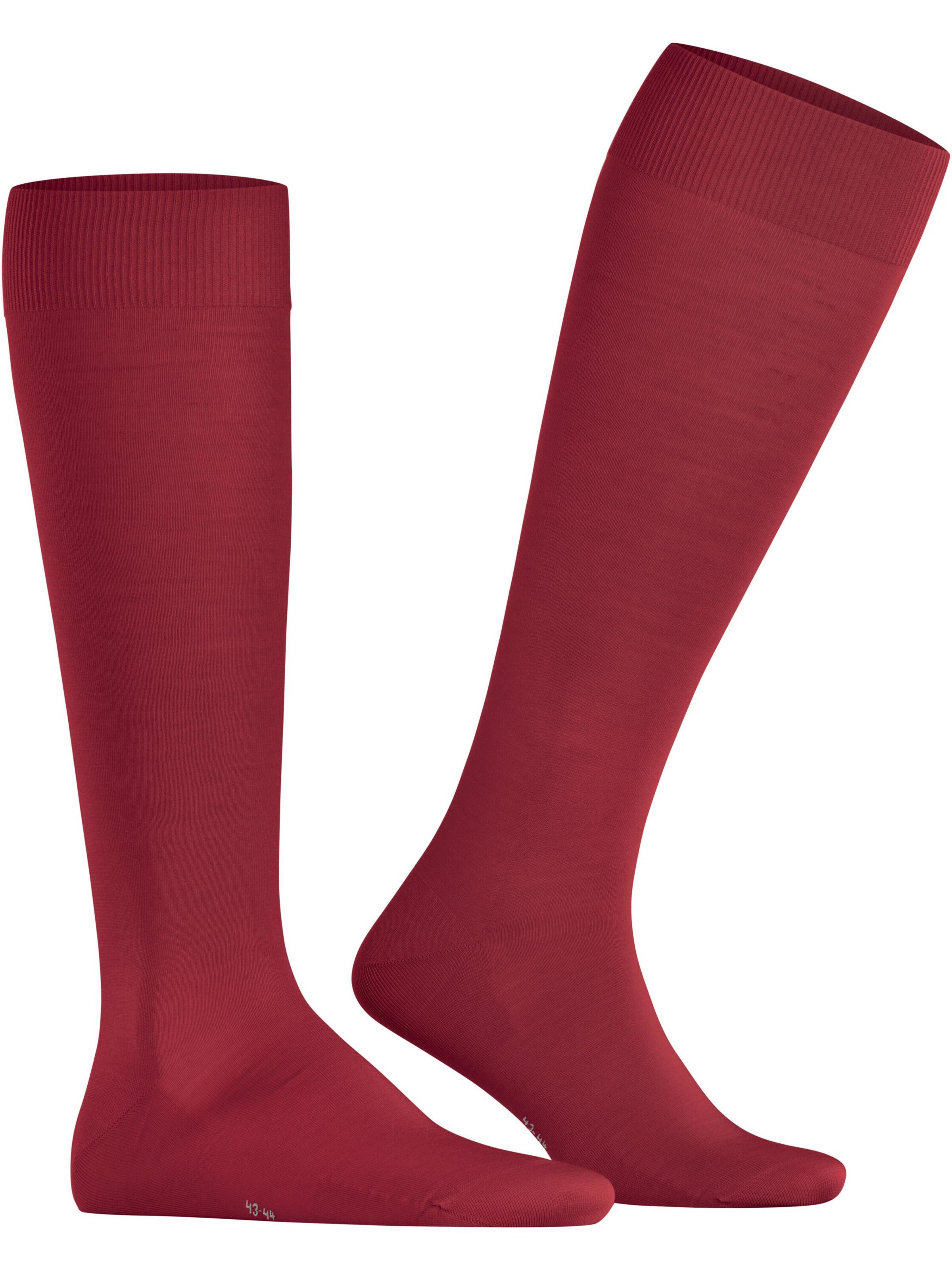 FALKE Knee High Socks 'ClimaWool' in Red