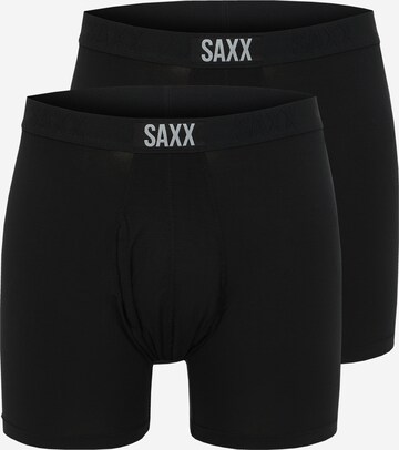 Pantaloncini intimi sportivi di SAXX in nero: frontale